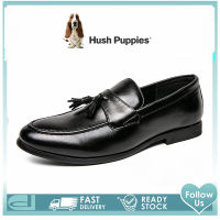 ↚HushPuppies รองเท้าผู้ชาย รุ่น สีดำ รองเท้าหนังแท้ รองเท้าทางการ รองเท้าแบบสวม รองเท้าแต่งงาน รองเท้าหนังผู้ชาย