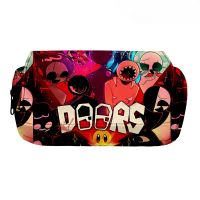 Doors Roblox Figure Escape From The Door Double-layer Pencil Bag Stationery Box Pencil Box Primary and Secondary School Students