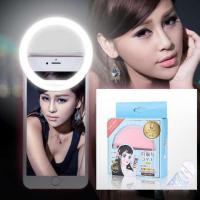 ไฟเซลฟี่ติดกล้องมือถือ Magical Selfie Light (Selfie Ring Light) สีชมพู