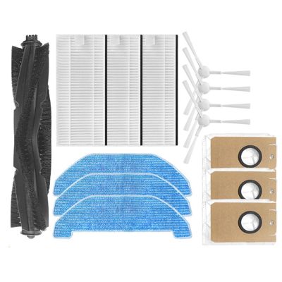 Roller Brush, Side Brush, Filter Mop Cloth and Dust Bag Replacement Accessories for Neabot Q11 Robot Vacuum Cleaner