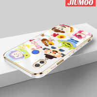 เคส JIUMOO สำหรับ Huawei Nova 3เคสการ์ตูนทอยสตอรี่ลวดลายใหม่พื้นผิวขอบสี่เหลี่ยมเคสนิ่มซิลิกาเจลกันกระแทกเคสมือถือรวมทุกเลนส์กล้องถ่ายรูปฝาครอบป้องกัน