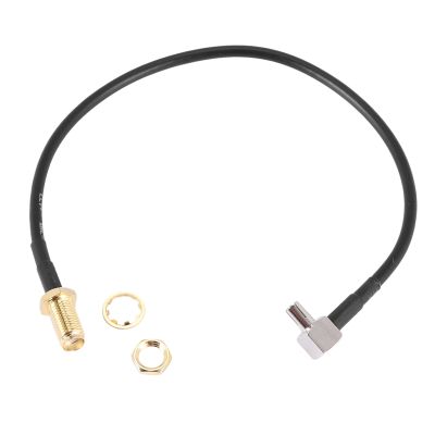 SMA Female Jack to TS9 Male Right Angle Pigtail Coaxial Cable Antenna