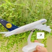 Mô Hình Máy Bay Airbus A380-800 Hãng Hàng Không Quốc Gia Đức Lufthansa Tỉ