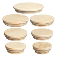 CW Wood MasonJar Lid ReusableCaps Canning Storage Wide Mouth Cover Lids forWooden Organization