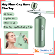 Máy Phun Oxy Nano Cầm Tay Áp Suất Cao Chăm Sóc Da Làm Đẹp