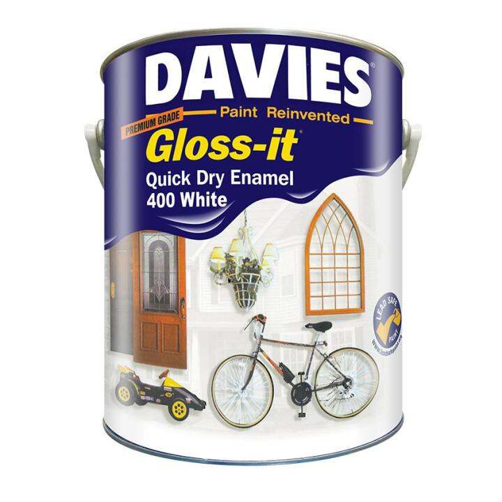 Davies GlossIt Quick Dry Enamel Paint (DV400) 4L Lazada PH