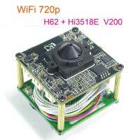 H.264ไวไฟ720P 1/4 H62 Hi3518เซนเซอร์ Cmos โมดูลกล้อง Ip บอร์ดช่องทีเอฟ Wifi สายเคเบิลเสริม