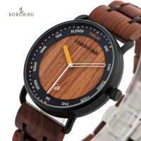 BOBO BIRD Wood Mens Watch Top nd Luxury Wristwatches Wooden Gift Box Man Clock Fashion Dropshipping relojes para hombre