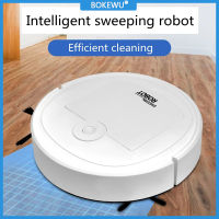 BOKEWU 3 In 1 Smart Sweeping Robot เครื่องกวาดบ้านอัตโนมัติ USB เครื่องดูดฝุ่นแบบชาร์จไฟได้ Mopping Machine