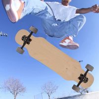 9-Layer Maple Blank Skateboard 8Inch Skateboards Natural Skate Deck Skateboards Deck Maple Longboard