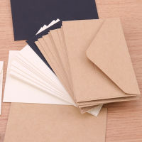 AMENDO 20PCS Stationary White Classical European Style Kraft Paper Blank Paper Envelopes For Letter Gift Envelope Invitation Envelope