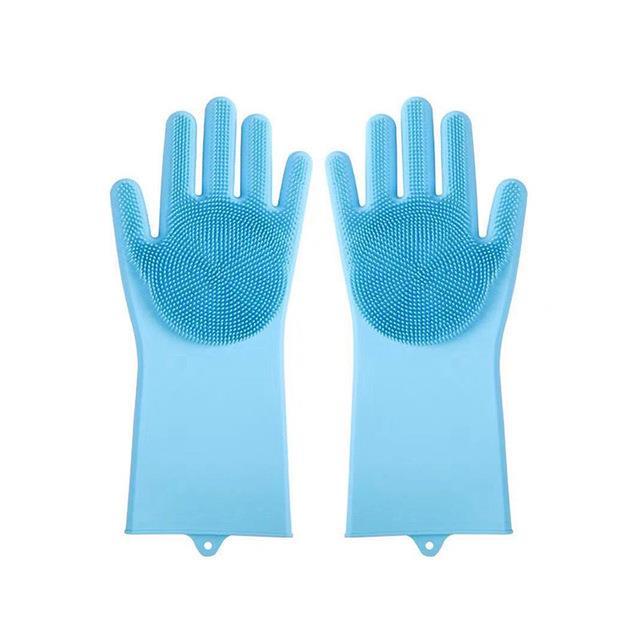 cw-silicone-gloves-dishwashing-washing-sponge-household-scrubber-pink-safety-tools