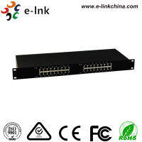 【Hot sales】E-link 16 อุปกรณ์ป้องกันฟ้าผ่าเครือข่าย Gigabit 220VAC RJ45 อินเตอร์เฟซ ตรวจสอบรางป้องกันฟ้าผ่า