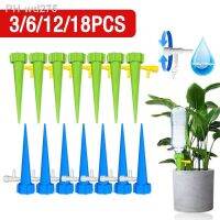 Auto Irrigation Drippers Self Plant Watering Spikes Kit with Slow-Release Control Switch for Garden Flower Plants Indoor Outdoor