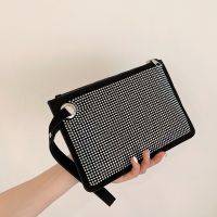 [COD] Internet celebrity retro popular envelope bag female summer 2022 new foreign style bright diamond large capacity clutch