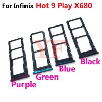 10ชิ้นที่ใส่ซิมการ์ดสำหรับถาดใส่ซิม Infinix Hot 9 Play X680 Note 8i X683 Hot 8 10 Lite Smart 5 X657 X650 Smart 3 Plus X627