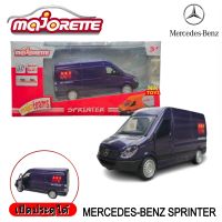 โมเดลรถเหล็ก majorette ลิขสิทธิ์แท้ รุ่น MERCEDES-BENZ SPRINTER เปิด-ปิดประตูได้ มีลานวิ่งได้ ล้อยาง ของแท้ โมเดลรถ รถขนส่ง โมเดลรถตู้ ของเด็กเล่น