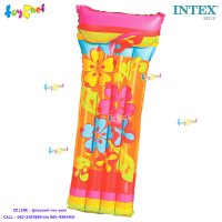 Intex ส่งฟรี แพยางเดอลุกซ์ 1.83x76 ม. ลายดอกไม้ รุ่น 58715