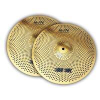 MK Cymbals เงียบ13  "Hihats เงินหรือคุณภาพดีโลหะผสมสำหรับชุุดกลอง