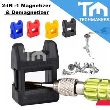3 Pc Demagnetizer Magnetizer Tool Screwdriver Magnetic Pick Up tool Tips  Screw 
