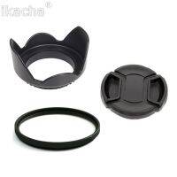 52mm 52 mm Flower Lens Hood UV Filter Lens Cap For Canon EOS 400D 550D 500D 600D 1100D For Nikon D80 D50 D7000 D3100 DS DSLR