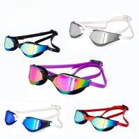 Racing Goggles Fashion Adult Swimming Goggles Plating Anti-fog Silicone Strape UV Protection Swim Glasses Pool Accesories Goggles