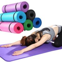 ❉❒ 10mm Extra Thick Yoga Mat Non-slip High Density Anti-tear Fitness Exercise Mats With Carrying Strap