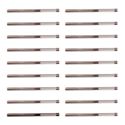 20X High Speed Steel Straight Shank 5mm 6-Flute Hand Reamer 3.3 inch Length