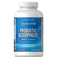 Probiotics imported from the United States 100 millionx250 tablets to maintain gastrointestinal balance Puritans Pride/2613