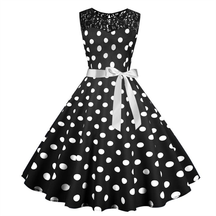 cw-fashion-dot-dresses-for-spliced-50s-60s-rockabilly-prom-a-vestidos-de-fiesta
