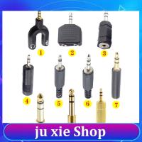 JuXie store 3.5mm 6.5mm Male Audio Adapter to 3.5mm 2.5mm Female Stereo Plug Connector For Aux Speaker Cable Headphone Jack