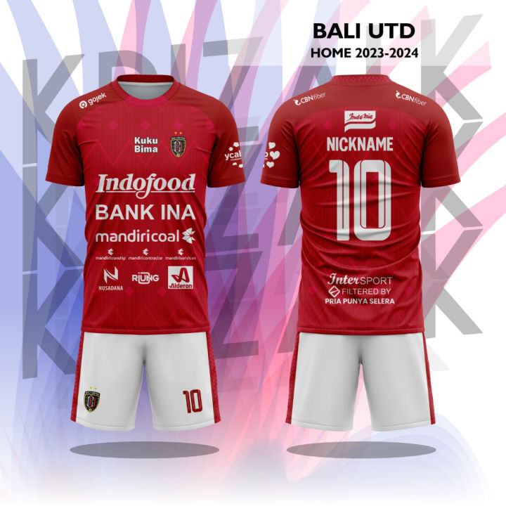 Jersey BALI UNITED HOME 20232024 Tops For Children And Adults