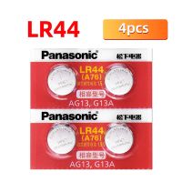 4ชิ้น/ล็อต A76 LR44แท้พานาโซนิค1.5V SR1154 AG13อัลคาไลน์357ปุ่มเซลล์0% Hg สำหรับเครื่องคิดเลข