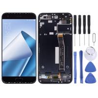 หน้าจอ LCD ของ OEM สำหรับ ZE554KL Asus ZenFone 4 Z01KDA Z01KD Z01KS Digitizer ประกอบเต็มตัวเครื่องกับ Frameเมทสีดำ) (อะไหล่ห้างสรรพสินค้า)