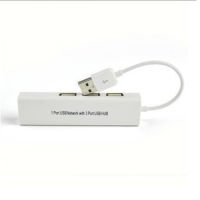 【cw】USB LAN + USB HUB Nic Two-in-One Expansion 3 A USB Interface Network Adapter USB Go RJ45 ！