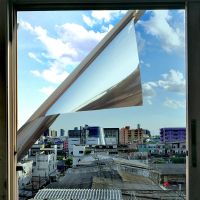 【cw】 Mirror Window Film Vinyl Self-adhesive Reflectivefilm Privacy Window Tint for HomeSliver Glass Stickers 【hot】