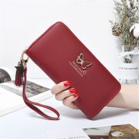 Fashion Wallet Wrist Handle Section Money Handbag Women  39;s Purse Card Holders 2022