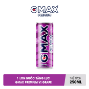 Nước tăng lực Gmax Premium vị Nho 250ml