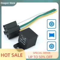 Dragon 12V DC 4 PIN Car Fused Relay 40A ปกติเปิด relais 40A FUSE with 4Pin/5Pin พนักพิง