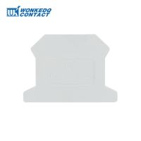 1Pc D-UK2.5 End Barrier Plate For UK2.5B Blocks Connector D-UK2.5B Din Rail Terminal Block Accessories End Cover D-UK 2.5