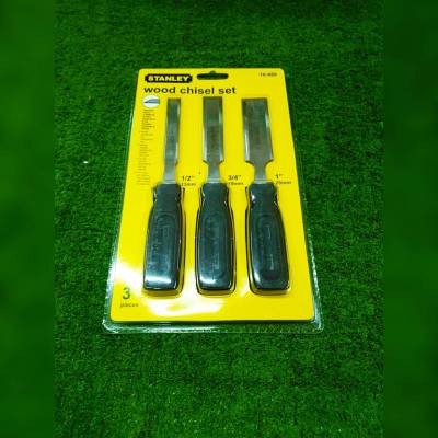 🇹🇭 STANLEY 🇹🇭 ชุดสิ่วไม้ รุ่น 16-089 (จำนวน 3 ชิ้น ขนาด 1/2" 3/4" 1") งานเซาะ เฉือน แซะเนื้อไม้ ผลิตจากวัสดุที่มีคุณภาพดี จัดส่ง KERRY 🇹🇭