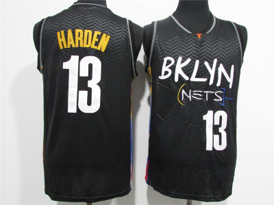 🎽2023ทีมตาข่าย21ชุดเจอร์ซีย์ Nba 7 # Durant 11 # Owen 13 # Harden เสื้อปักตาข่าย Jersey