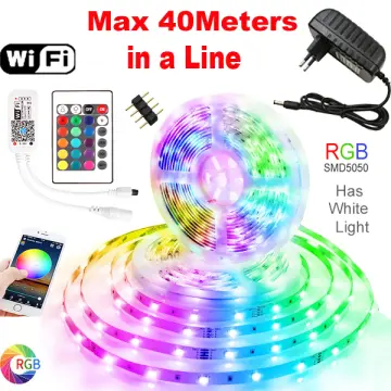 LED Strips Lights 20 M (2x10m) 5050RGB Changing Kit 40 - Music