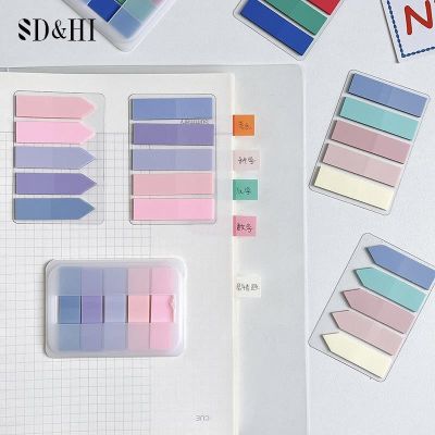 1Pcs Stickers Memory Notes Tag Book PET Color Transparent Note Sticker School Supplies