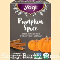 ชา YOGI ORGANIC HERBAL TEA ?⭐PUMPKIN SPICE⭐Special Collection? ชาโยคี ชาสมุนไพรออแกนิค ชาเพื่อสุขภาพ จากอเมริกา?? 1 กล่องมี 16 ซอง