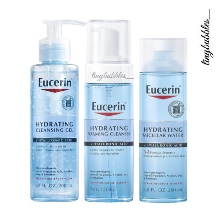 Eucerin Hydrating Face Cleansing Gel + HA, 200 ml Face Hydrating