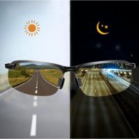 Photochromic Sunglasses Men Polarized Driving Chameleon Glasses Male Change Color Day Night Vision