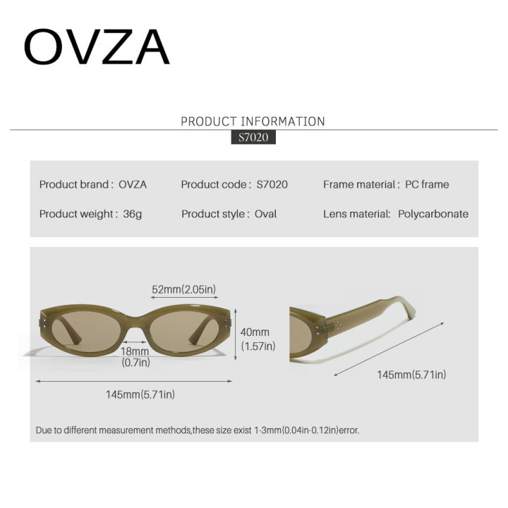 แว่นกันแดด-ovza-ทรงรีย้อนยุคสำหรับผู้หญิงแว่นกันแดดทรง2023สำหรับผู้ชาย-uv400เครื่องประดับรับฤดูร้อน-s7020