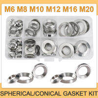 Conical Solid Countersunk Washers Kit สแตนเลสเหล็กคาร์บอน M6 M8 M10 M12 M16สกรูปะเก็นทรงกลมเว้านูน