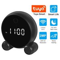 1080P Digital Clock Video Camera Wireless WIFI Camera PIR Motion Detection Remote View Mini Camcorders Baby Monitor Micro Camera